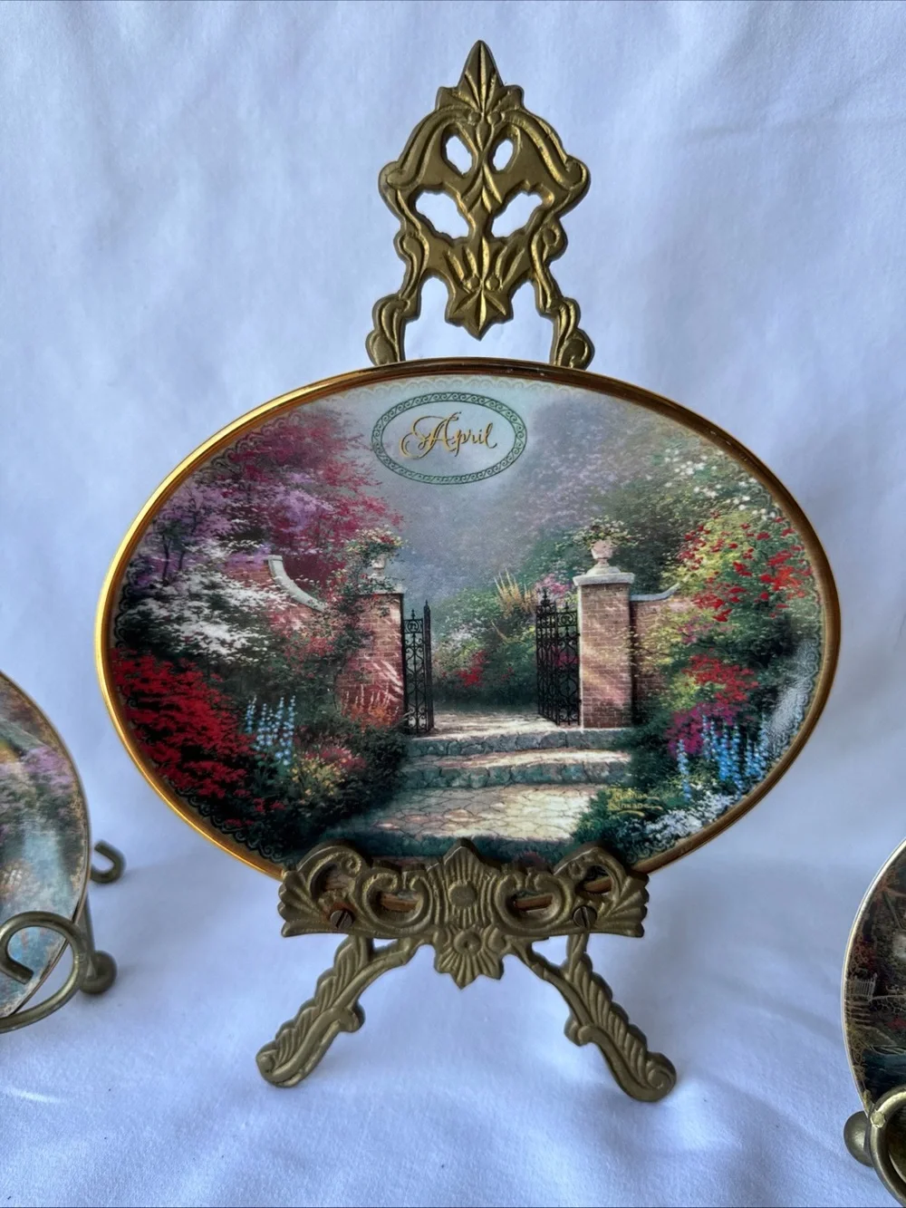 Thomas Kinkade April Daily Gifts from Gods Garden Bradford Exchange